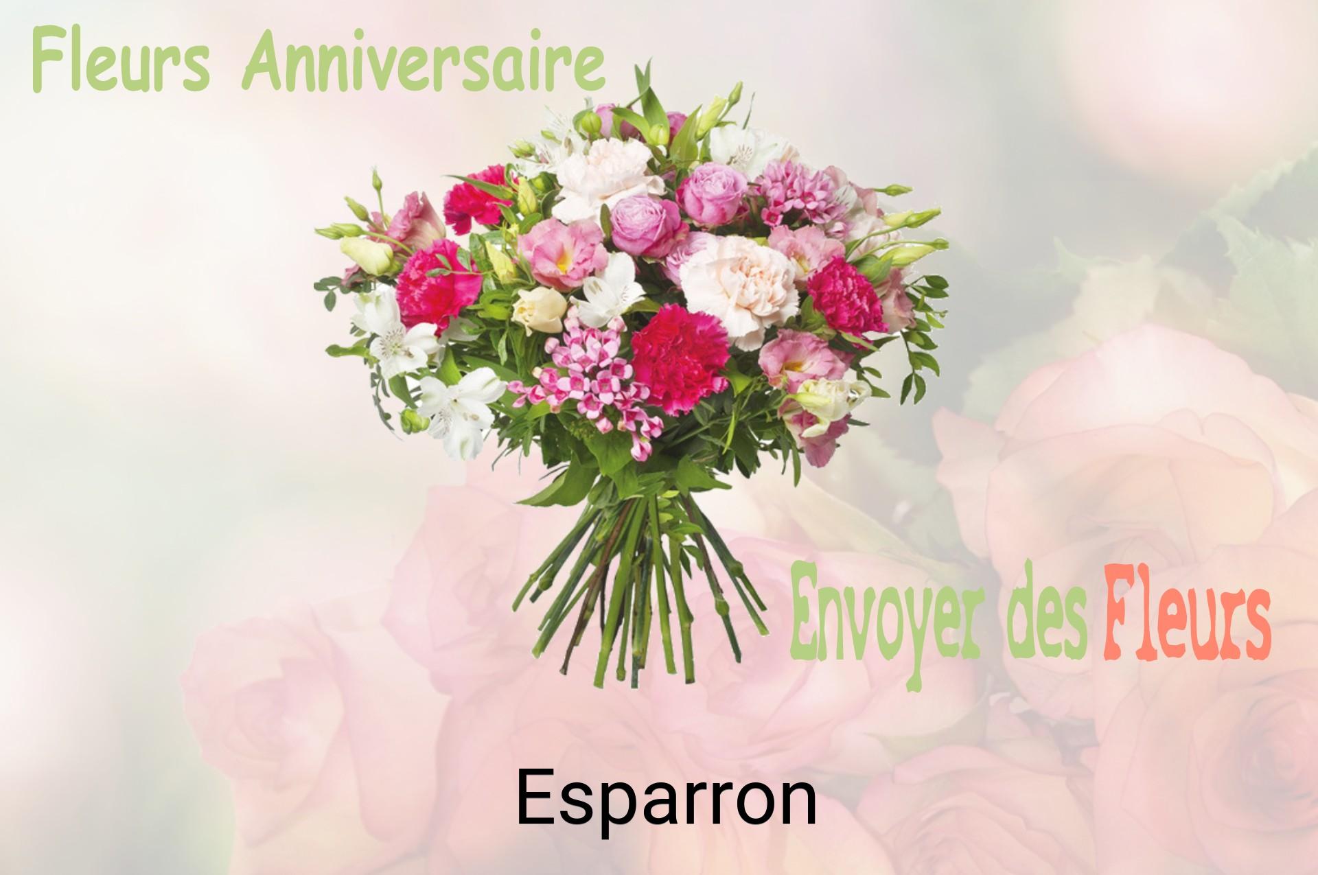 Bouquet de fleurs d’anniversaire livré à Esparron